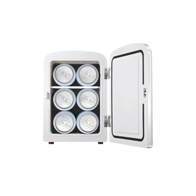 6 Can Mini-Fridge With Built In Bluetooth Speaker